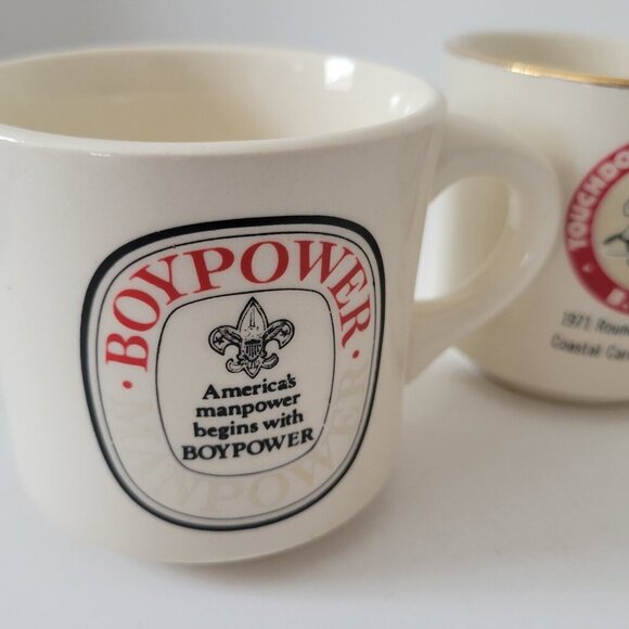 Vintage Lot of 6 Boy Scouts Of America Assorted Coffee Mugs/Cups Made In USA - Picture 7 of 9